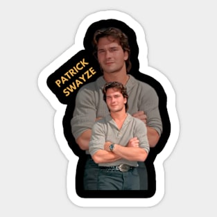 patrick swayze  90s style retro vintage 80s gifts Sticker